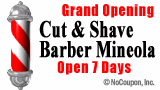Mineola Cut and Shave Barber Shop, Mineola, Long Island, NY